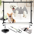Adjustable Dog Grooming Arm with Clamp – 32-47" Width & 35" Height, Includes Hammock