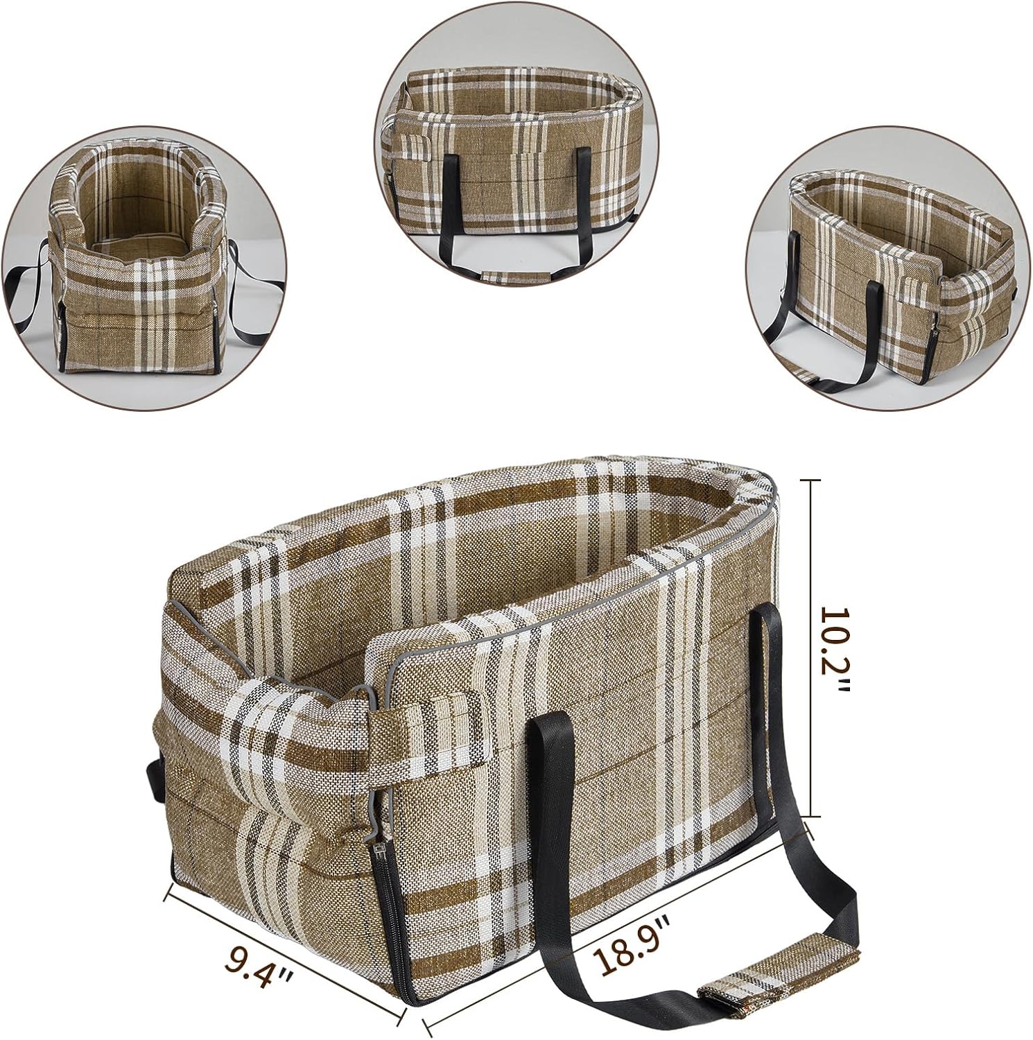 Portable Dog Car Seat for Center Console